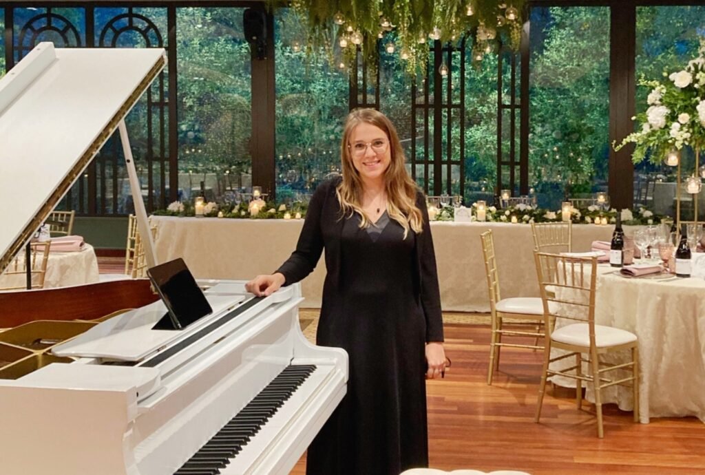 Gem Pujol pianista en una boda